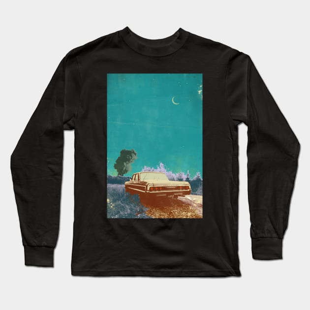 EVENING EXPLOSION Long Sleeve T-Shirt by Showdeer